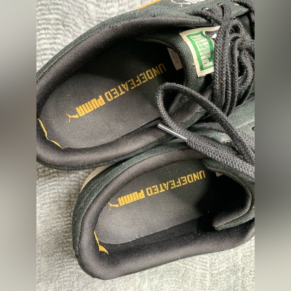 Men Puma CLYDE X UNDFTD CANVAS
"Undefeated" Black & Yellow Low Top Shoe SZ 12 - Picture 7 of 14